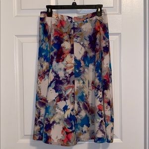 Colorful circle skirt
